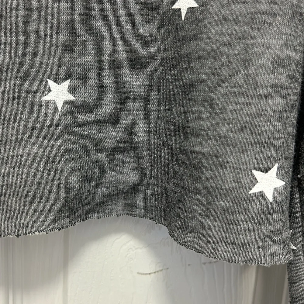 Wildfox Couture Women's Football Star Monte Crop Sweatshirt XS Oversized Lounge - Picture 5 of 9